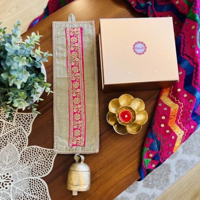 Festive Bell and Diya Gift Set (D1)