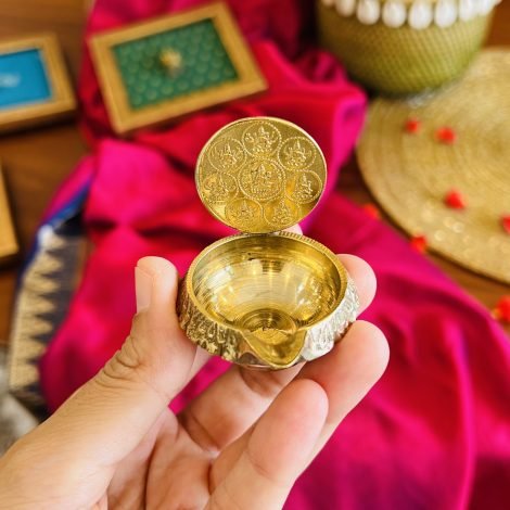 Mini Brass Diya Lamp