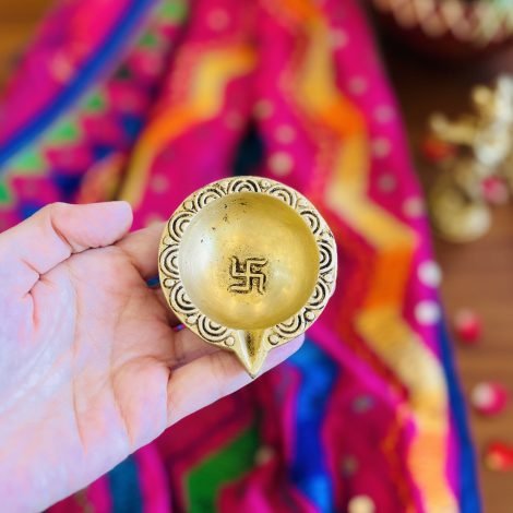 Brass Diya Lamp