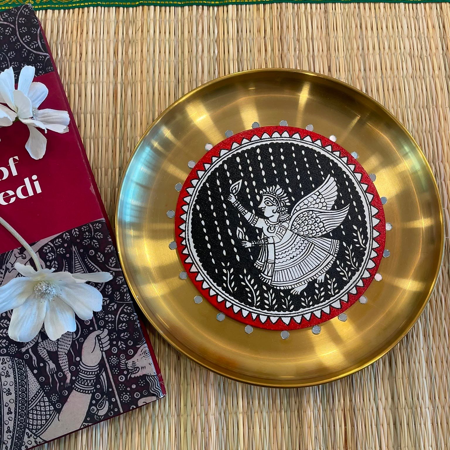 Mata Ni Pachedi Plate (Goddess) - Image 4