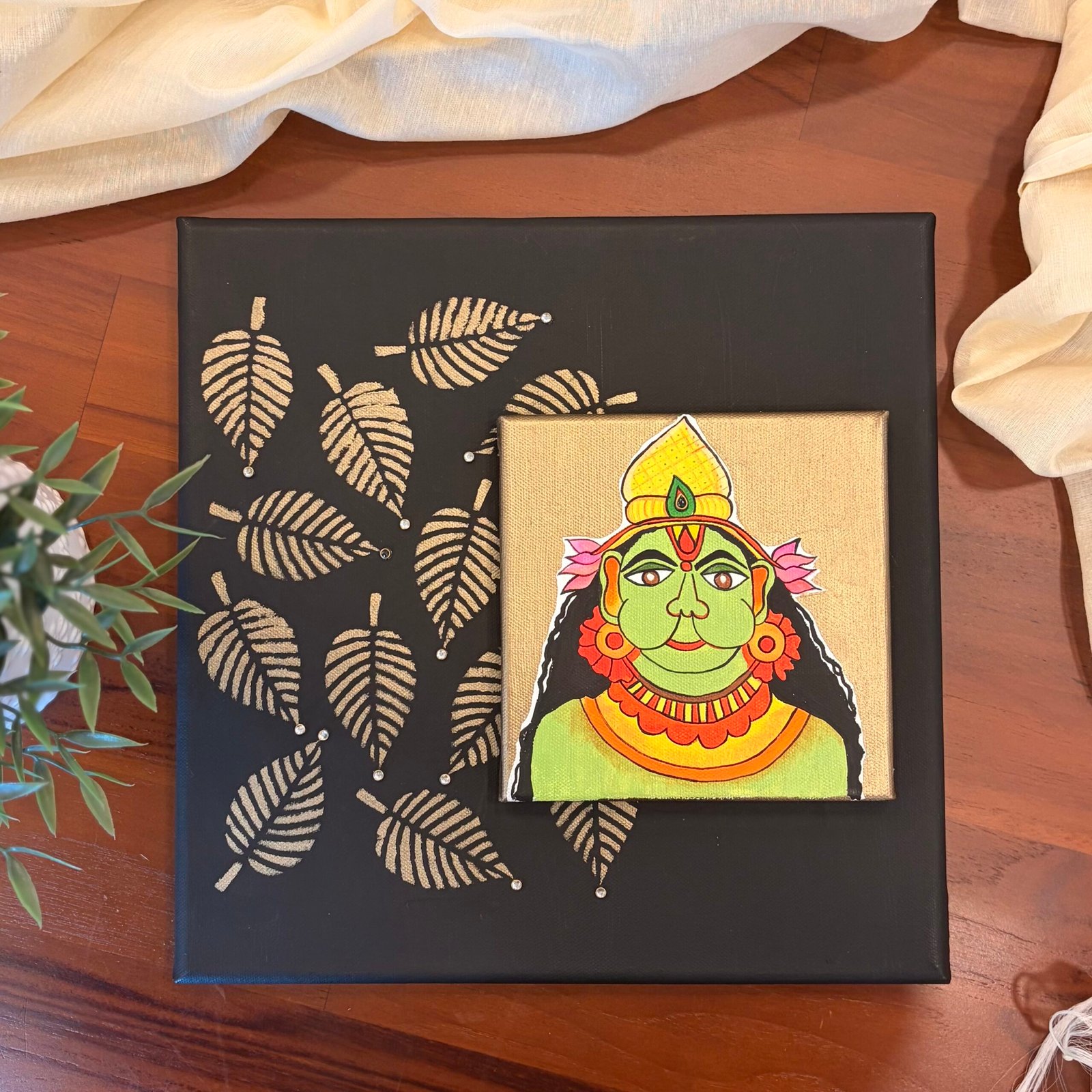 Canvas Wall Art (Lord Hanuman)