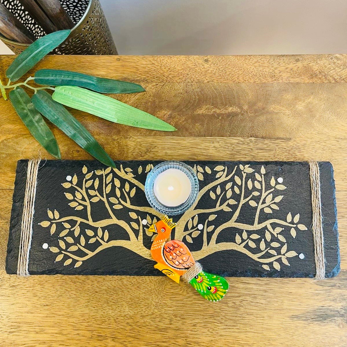 Hand painted Stone Platter Decor - Image 7