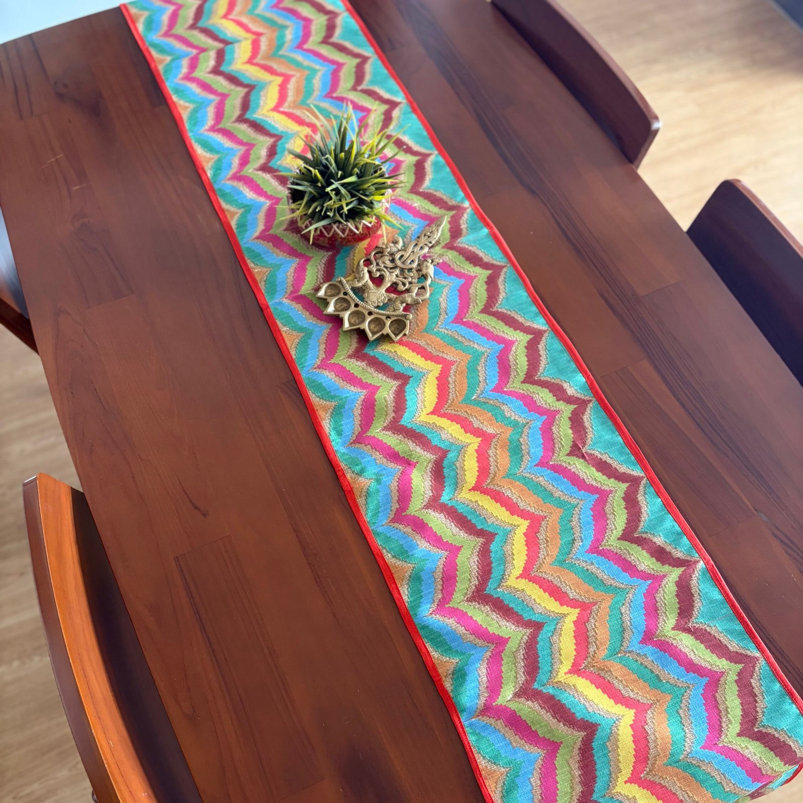 Silk Table Runner (Multi colour)